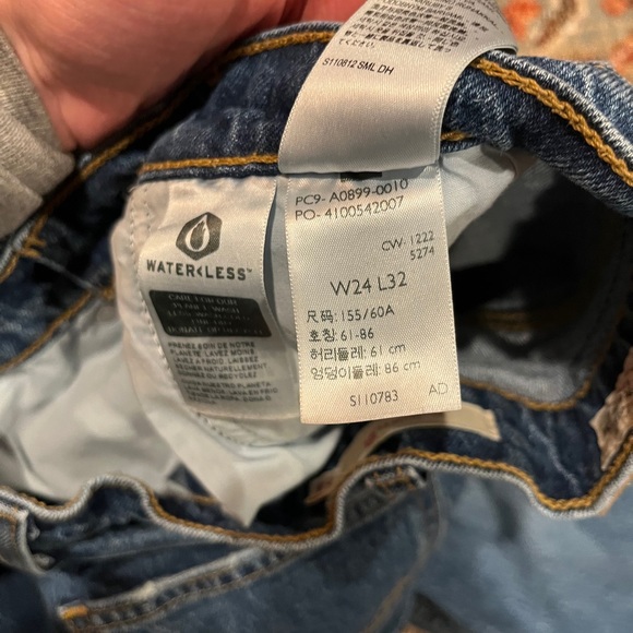 Women’s Levis 70s high flare W24 L32 - Picture 4 of 4